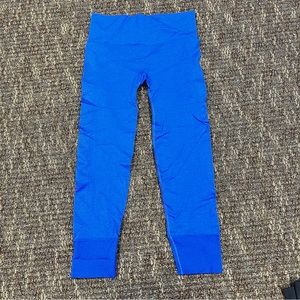 Lululemon Mid-Rise Ebb To Street Pant Yoga Leggings Heathered Harbor Blue Size 8